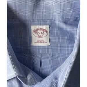Brooks Brothers Non-Iron 100% Supima Dress Shirt 17.5 retail $128